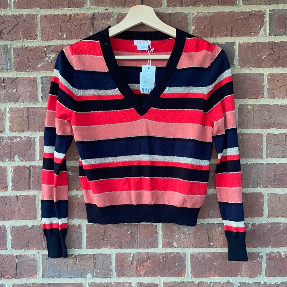 Urban Outfitters UO Cooperative vintage stripped cropped sweater NWT $54